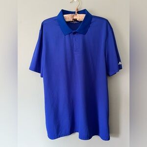 Men's performance Blue Fila Polo golf Shirt large